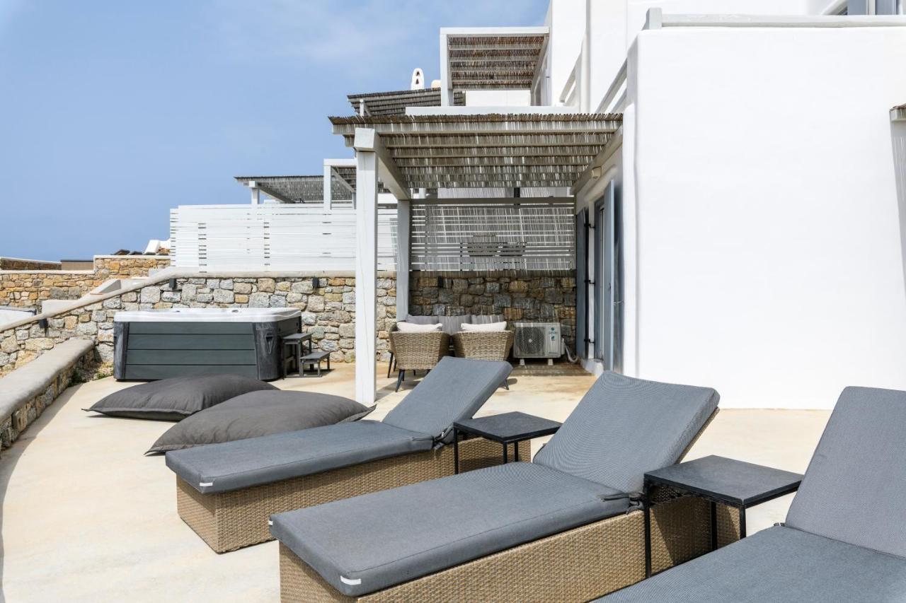 Mykonos Residence Villas & Suites Merchia Beach Exteriör bild